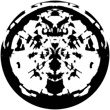 Soyut mürekkep lekesi. Grunge Kara Fırça Örnekleri. Koyu renk boya dokusu beyaza izole edilmiş. Ögeyi Ört