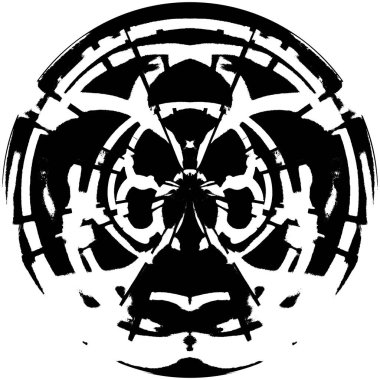 Soyut mürekkep lekesi. Grunge Kara Fırça Örnekleri. Koyu renk boya dokusu beyaza izole edilmiş. Ögeyi Ört