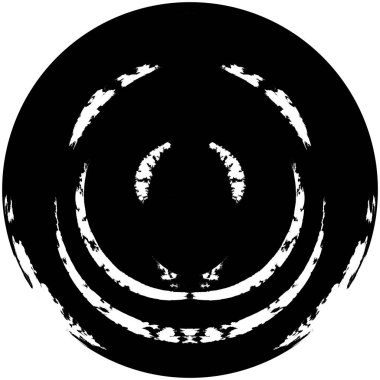 Soyut mürekkep lekesi. Grunge Kara Fırça Örnekleri. Koyu renk boya dokusu beyaza izole edilmiş. Ögeyi Ört