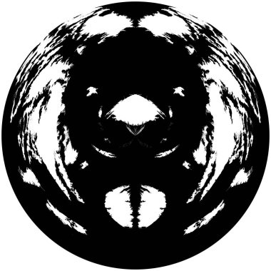 Soyut mürekkep lekesi. Grunge Kara Fırça Örnekleri. Koyu renk boya dokusu beyaza izole edilmiş. Ögeyi Ört