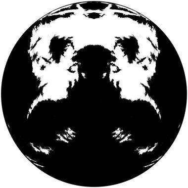 Soyut mürekkep lekesi. Grunge Kara Fırça Örnekleri. Koyu renk boya dokusu beyaza izole edilmiş. Ögeyi Ört