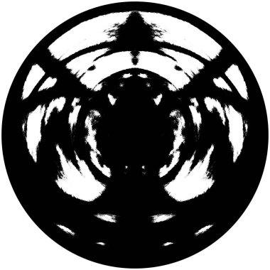 Soyut mürekkep lekesi. Grunge Kara Fırça Örnekleri. Koyu renk boya dokusu beyaza izole edilmiş. Ögeyi Ört