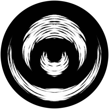 Koyu Grunge Geometrik Deseni