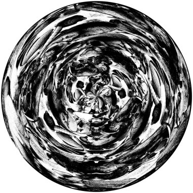 Soyut mürekkep lekesi. Grunge Kara Fırça Örnekleri. Koyu renk boya dokusu beyaza izole edilmiş. Ögeyi Ört