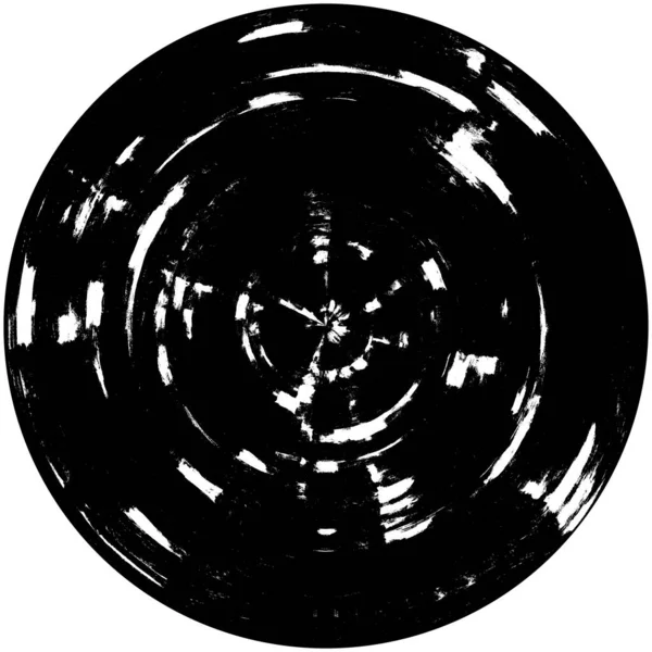 Абстрактний Чорнильний Блок Зразок Чорної Щітки Текстура Темної Фарби Ізольована — стокове фото