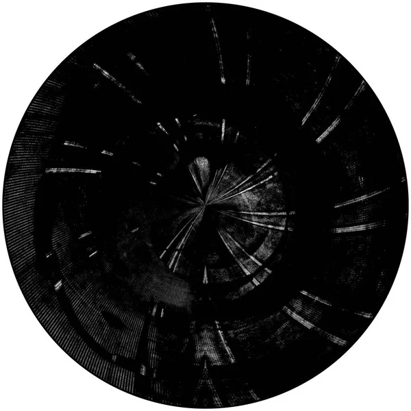Blot Tinta Abstrata Amostra Pincel Preto Grunge Dark Paint Stroke — Fotografia de Stock