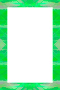 Retro desenli eski boyalı çerçeve