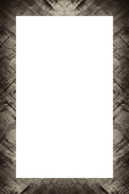 Retro desenli eski boyalı çerçeve