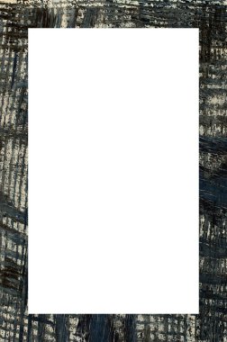 Retro desenli eski boyalı çerçeve