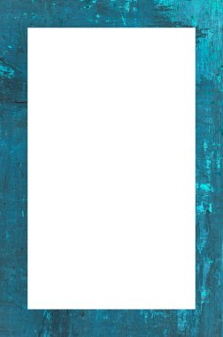 Retro desenli eski boyalı çerçeve