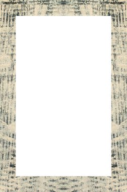 Retro desenli eski boyalı çerçeve