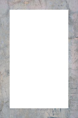 Retro desenli eski boyalı çerçeve