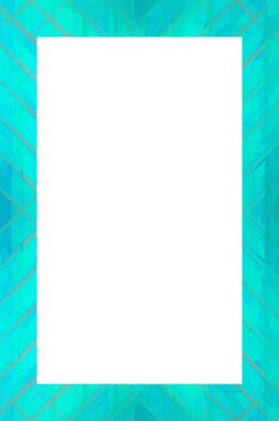 Retro desenli eski boyalı çerçeve