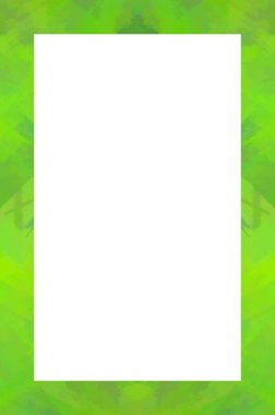 Retro desenli eski boyalı çerçeve