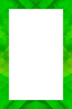 Retro desenli eski boyalı çerçeve