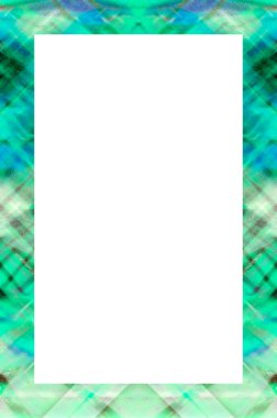 Retro desenli eski boyalı çerçeve