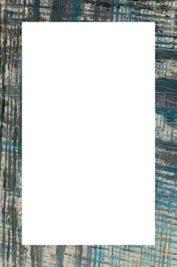 Retro desenli eski boyalı çerçeve