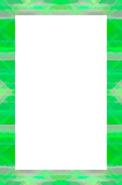 Retro desenli eski boyalı çerçeve