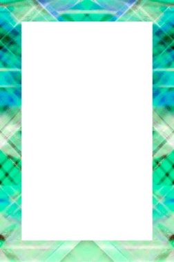 Retro desenli eski boyalı çerçeve