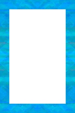 Retro desenli eski boyalı çerçeve