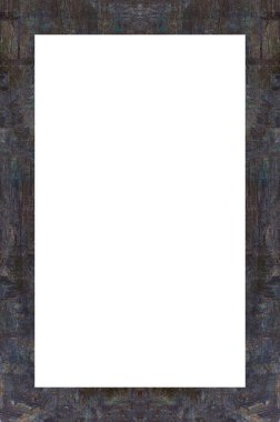 Retro desenli eski boyalı çerçeve