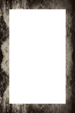 Retro desenli eski boyalı çerçeve