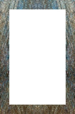 Retro desenli eski boyalı çerçeve