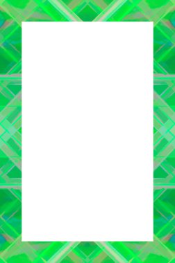 Retro desenli eski boyalı çerçeve