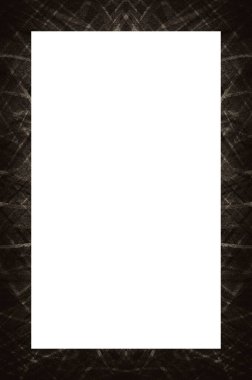 Retro desenli eski boyalı çerçeve