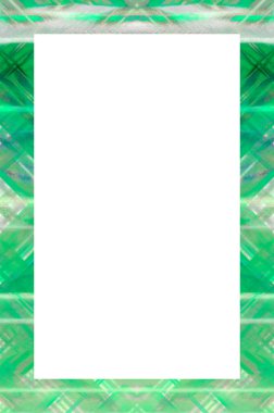 Retro desenli eski boyalı çerçeve