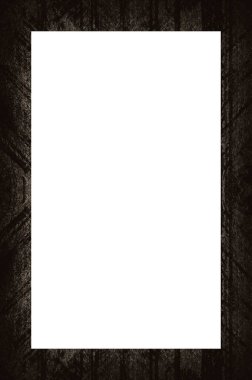 Retro desenli eski boyalı çerçeve