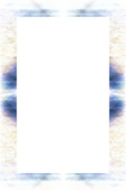 Retro desenli eski boyalı çerçeve