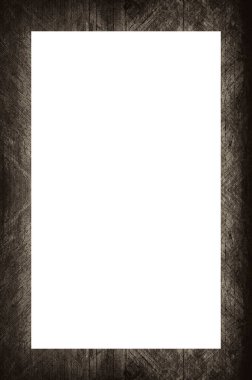 Retro desenli eski boyalı çerçeve