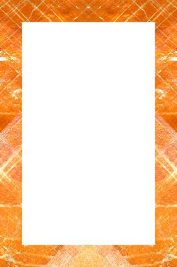 Retro desenli eski boyalı çerçeve