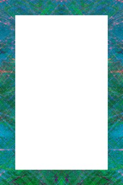 Retro desenli eski boyalı çerçeve