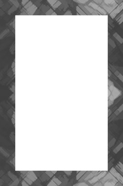 Retro desenli eski boyalı çerçeve