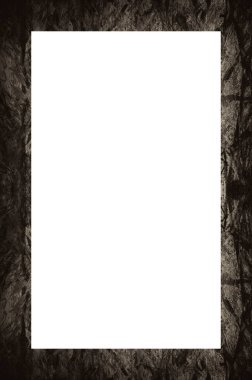 Retro desenli eski boyalı çerçeve