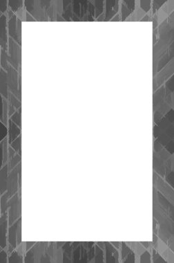 Retro desenli eski boyalı çerçeve