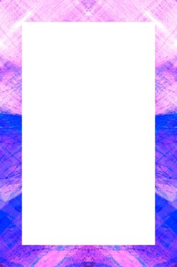 Retro desenli eski boyalı çerçeve