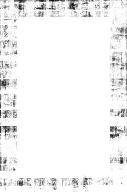 Retro desenli eski boyalı çerçeve