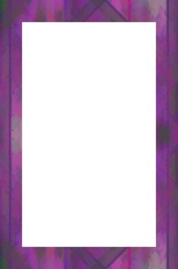 Retro desenli eski boyalı çerçeve