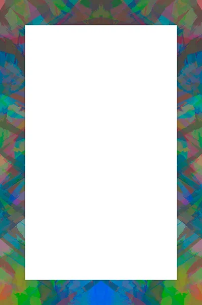 Old Painted Frame Retro Pattern — Stock Photo, Image