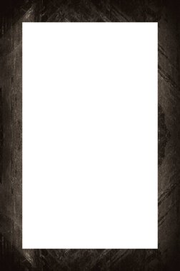 Retro desenli eski boyalı çerçeve