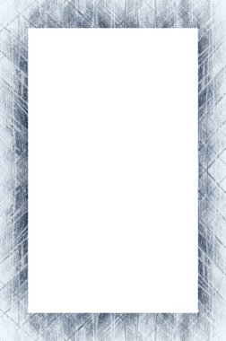 Retro desenli eski boyalı çerçeve