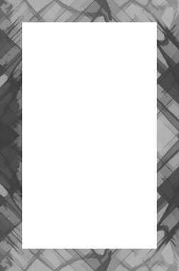 Retro desenli eski boyalı çerçeve