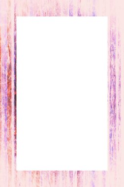 Retro desenli eski boyalı çerçeve