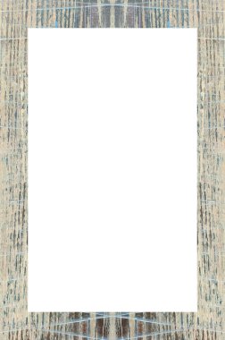 Retro desenli eski boyalı çerçeve