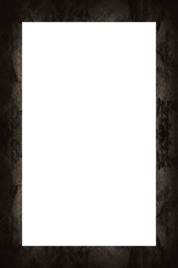 Retro desenli eski boyalı çerçeve