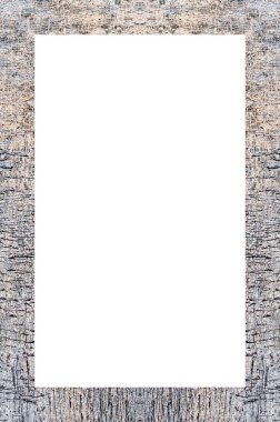 Retro desenli eski boyalı çerçeve