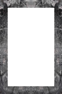 Retro desenli eski boyalı çerçeve